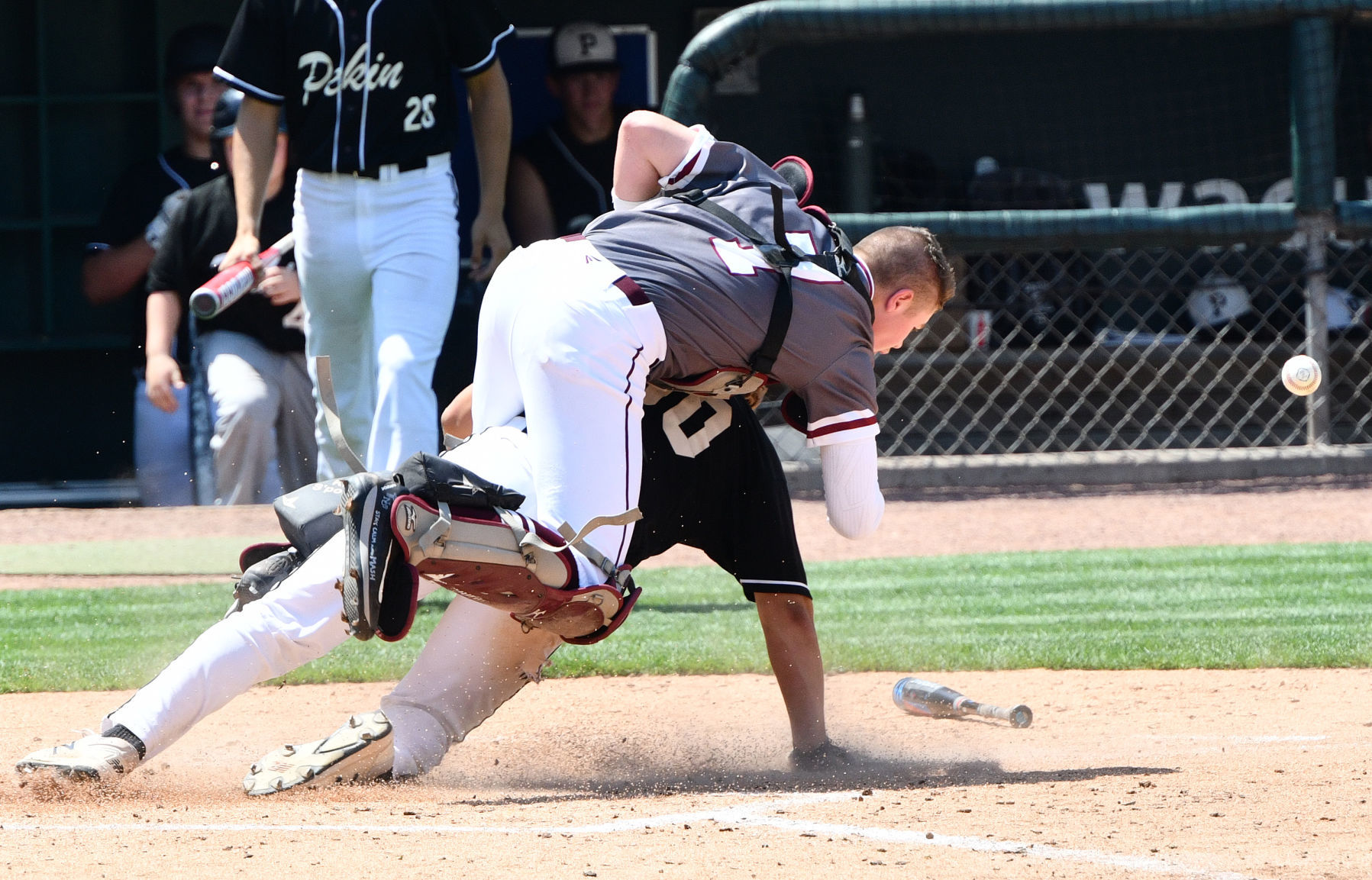 Newman Catholic vs Pekin state baseball